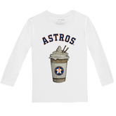 Houston Astros Latte Long-Sleeve Tee Shirt