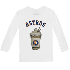 Houston Astros Latte Long-Sleeve Tee Shirt