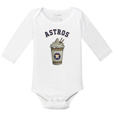 Houston Astros Latte Long Sleeve Snapper