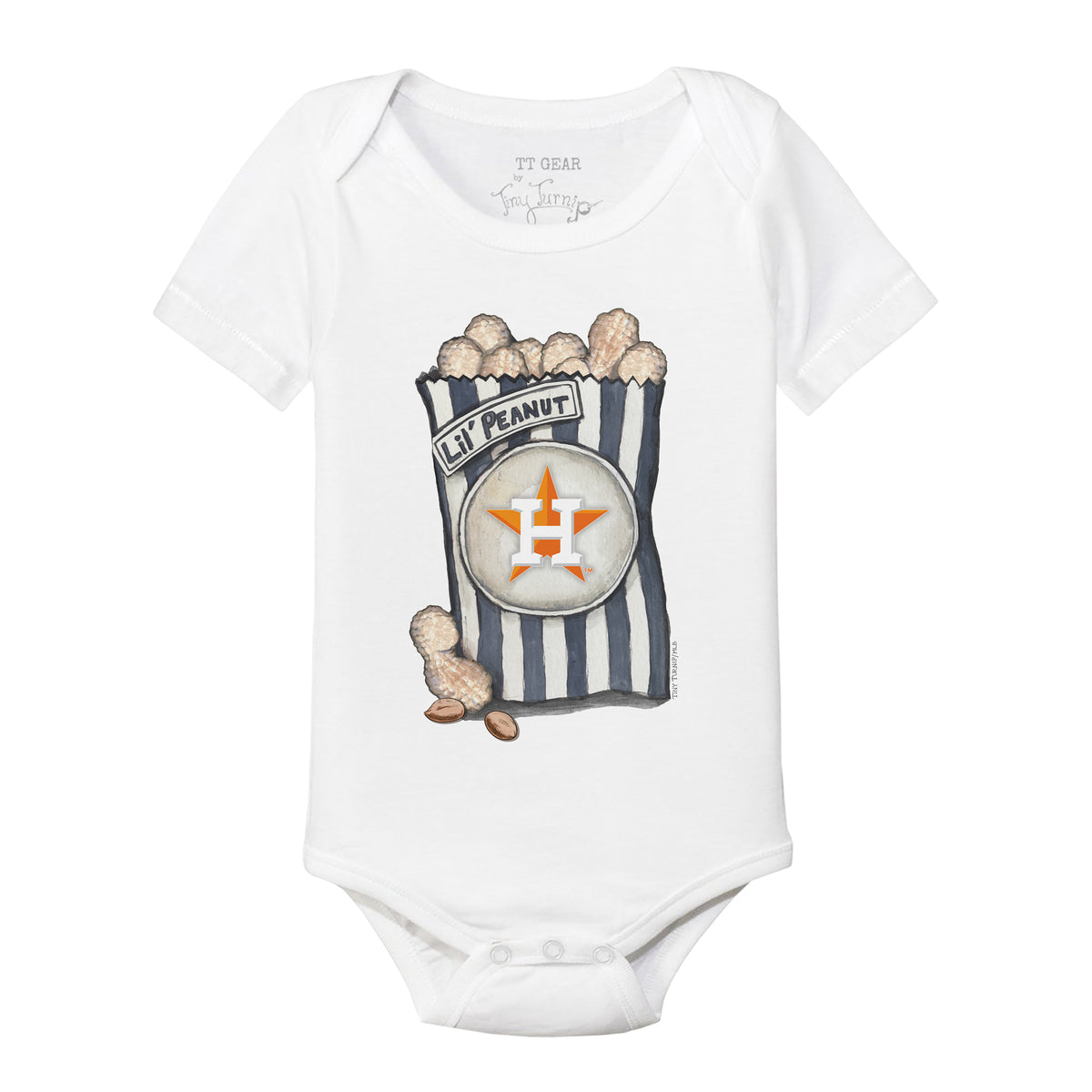 Houston Astros Lil' Peanut Short Sleeve Snapper