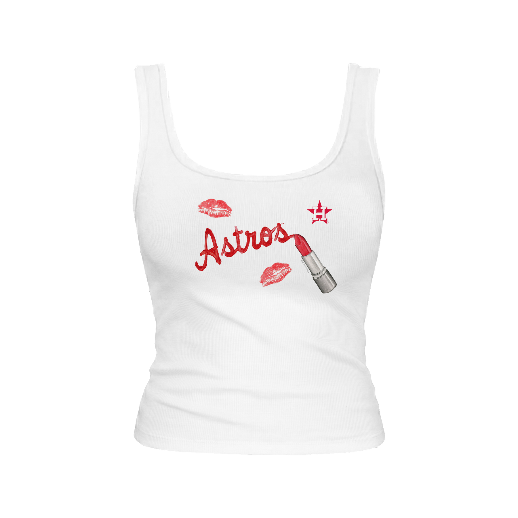 Houston Astros Lipstick Emmy Tank