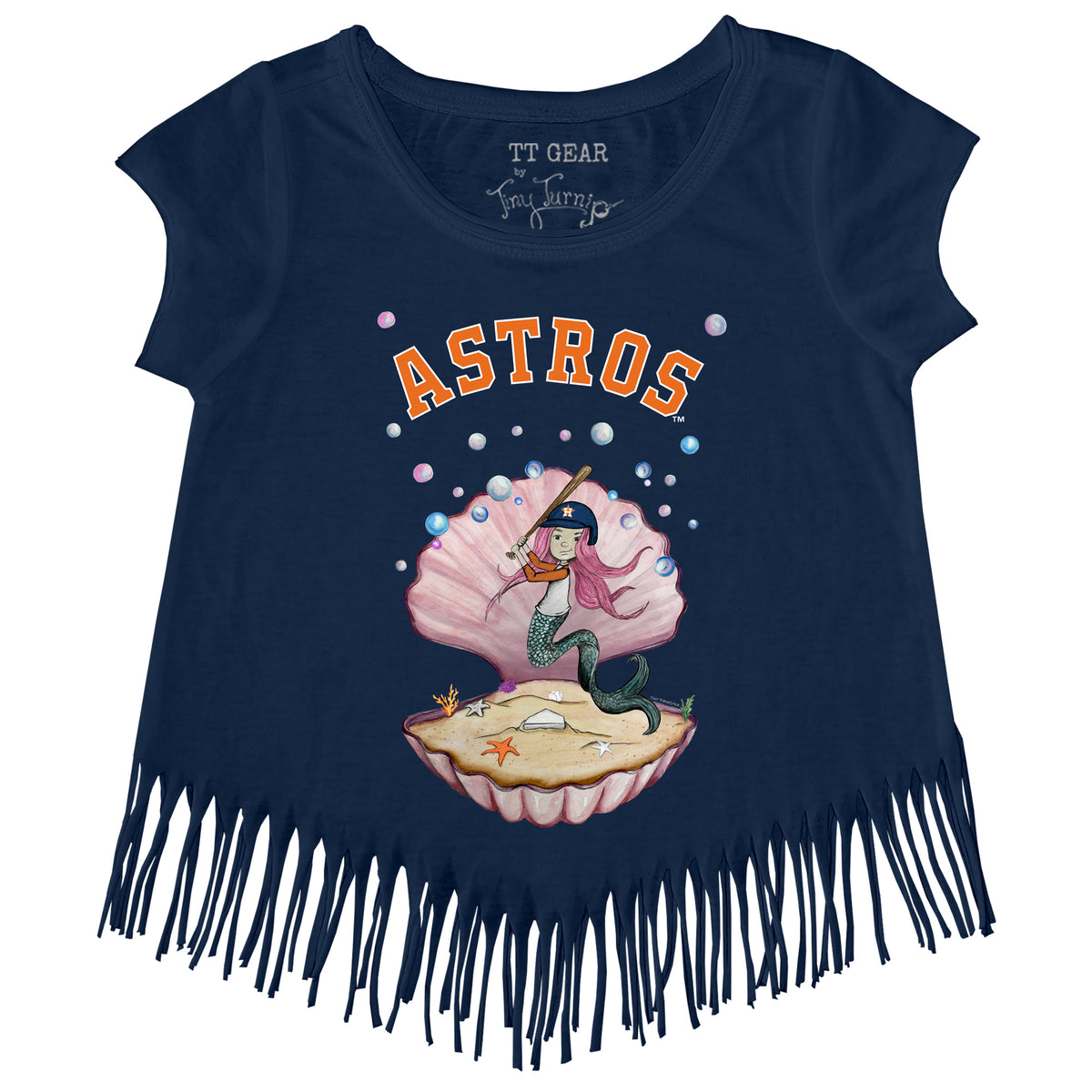 Houston Astros Mermaid Fringe Tee