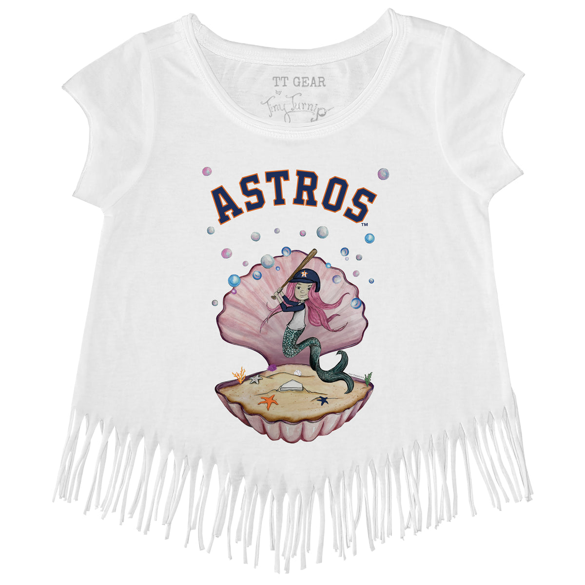 Houston Astros Mermaid Fringe Tee