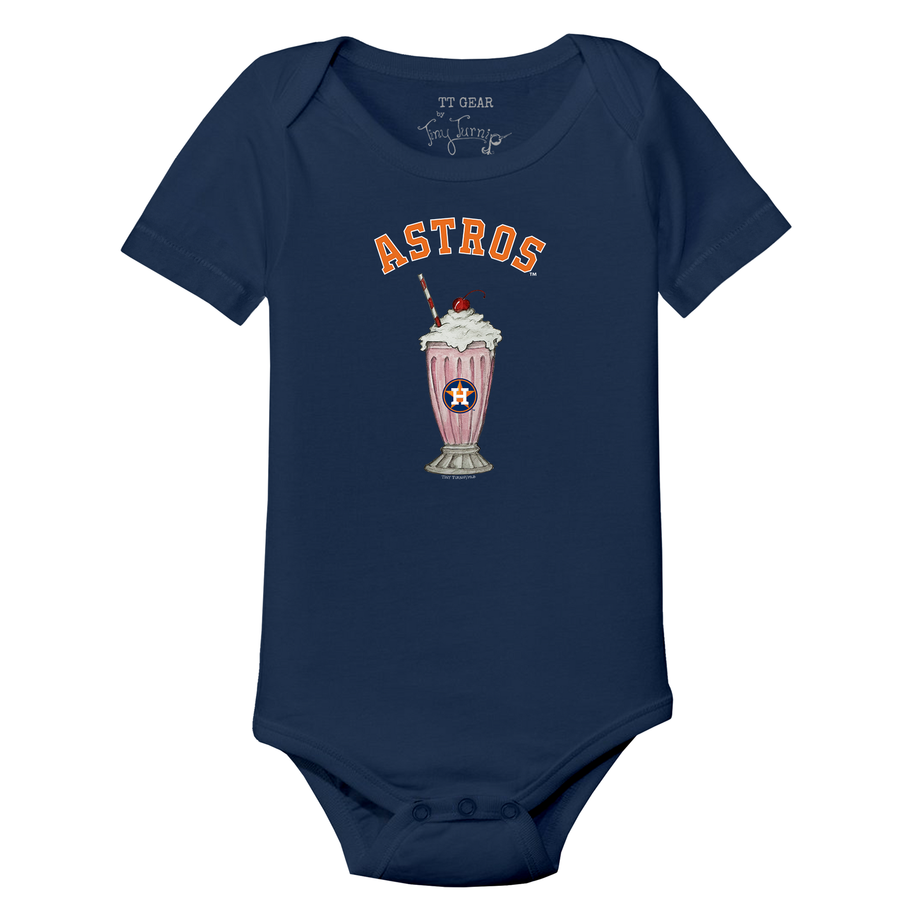 Houston Astros Milkshake Short Sleeve Snapper
