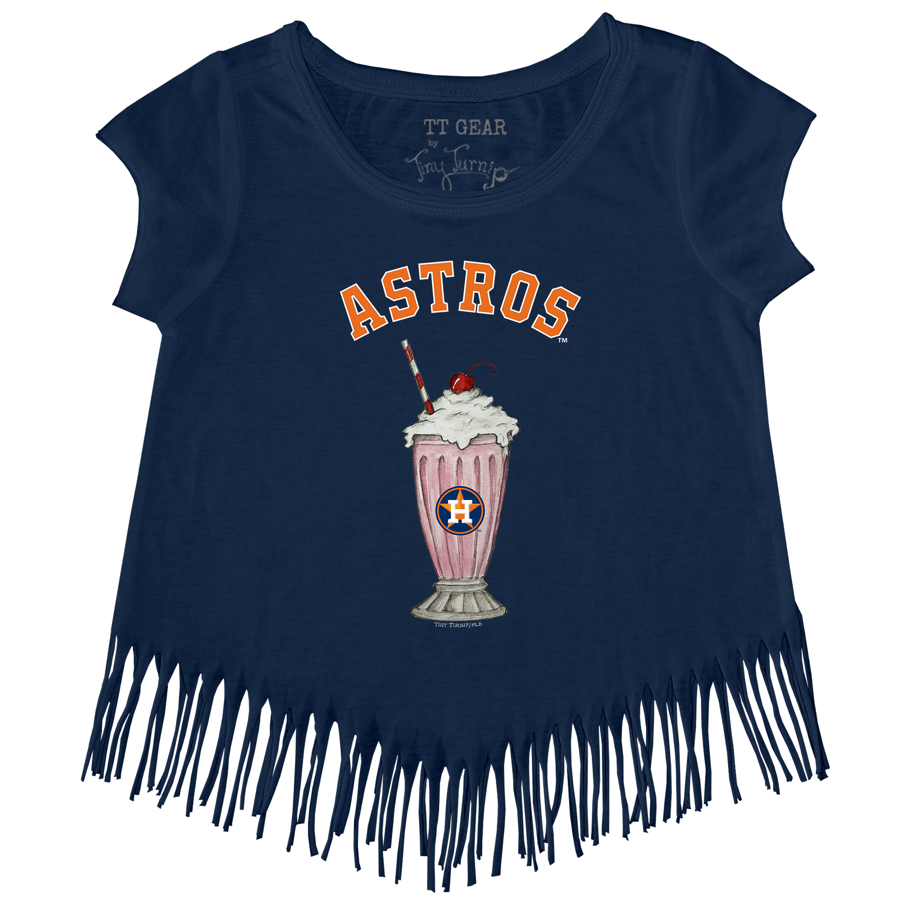 Houston Astros Milkshake Fringe Tee