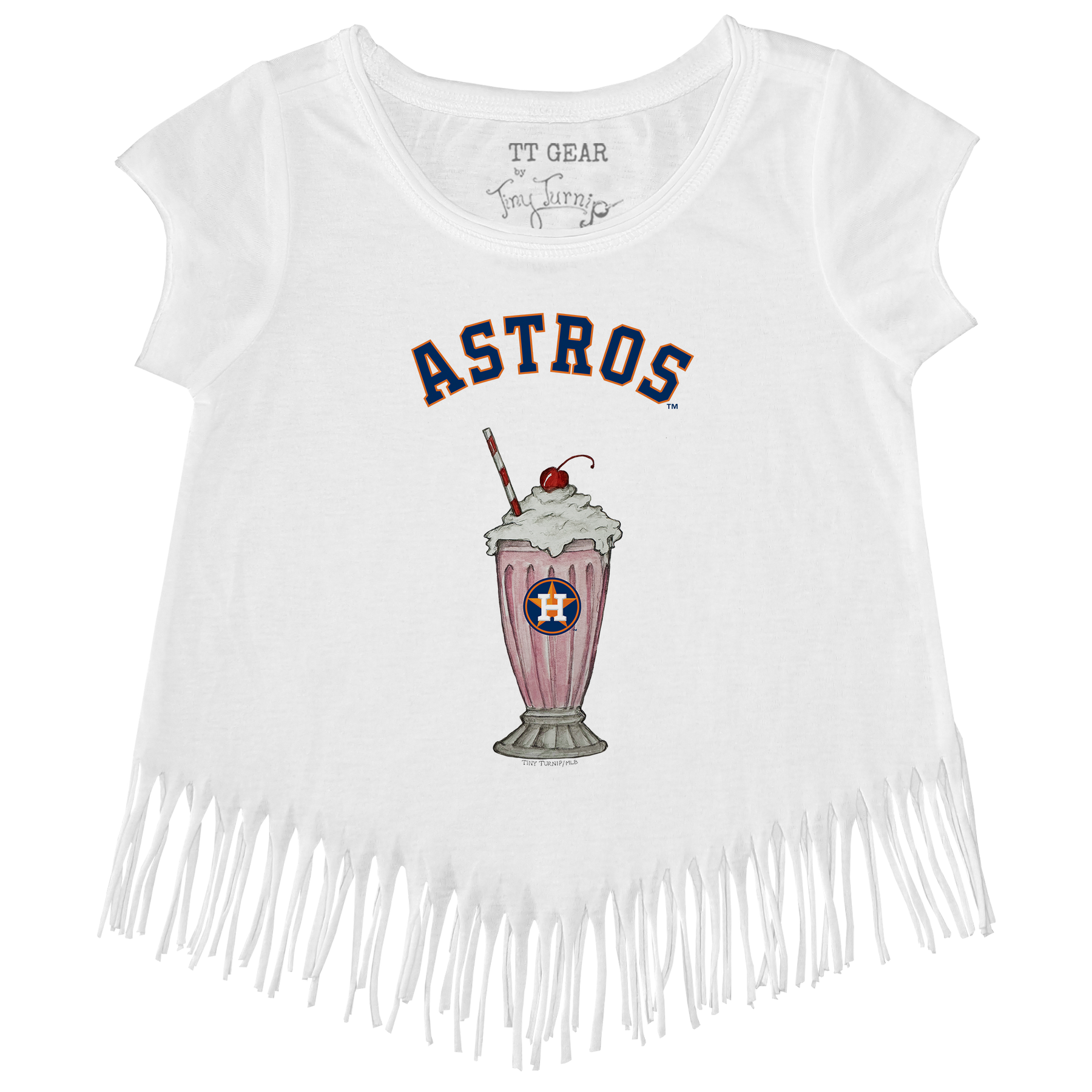 Houston Astros Milkshake Fringe Tee