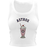 Houston Astros Milkshake Crop Tank
