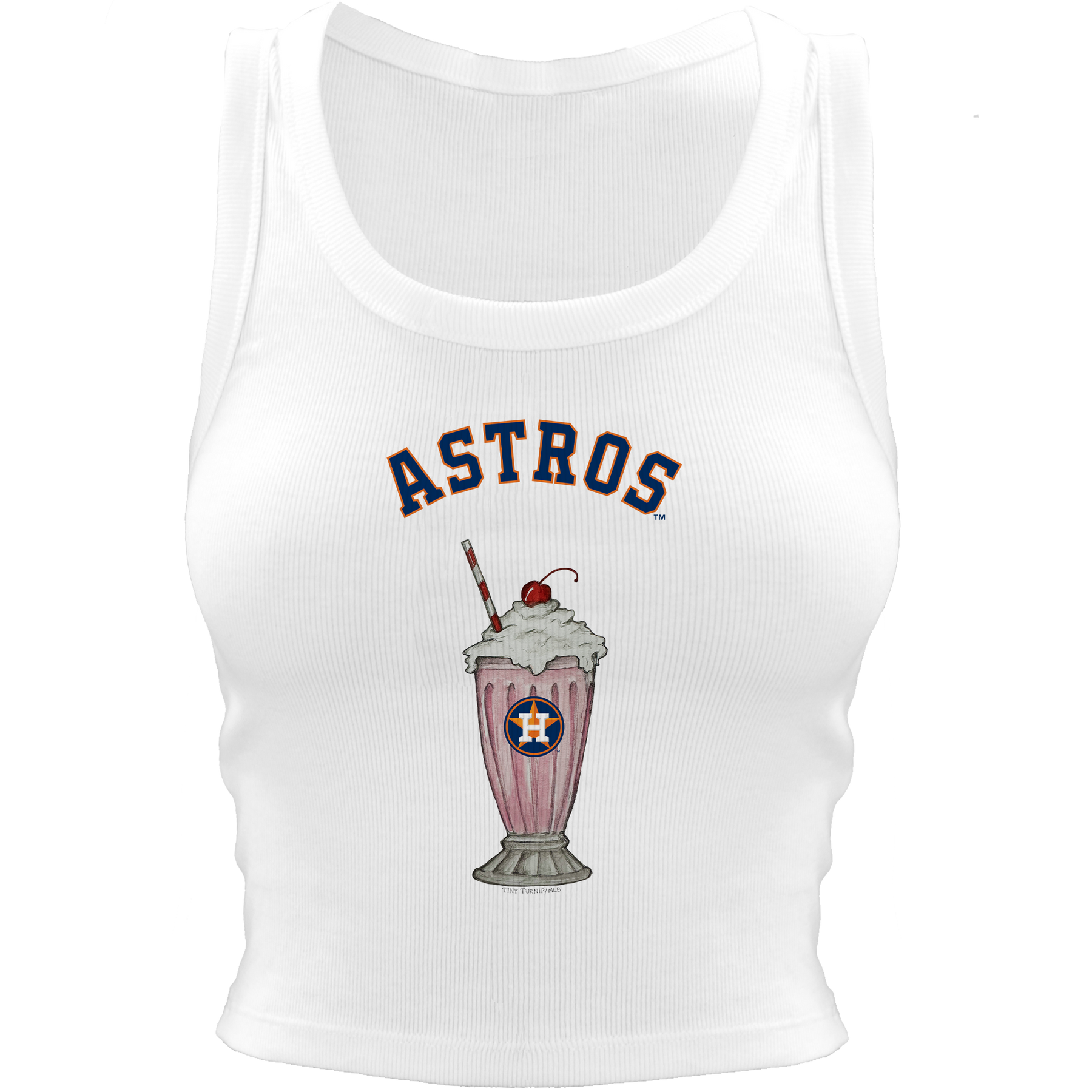 Houston Astros Milkshake Crop Tank