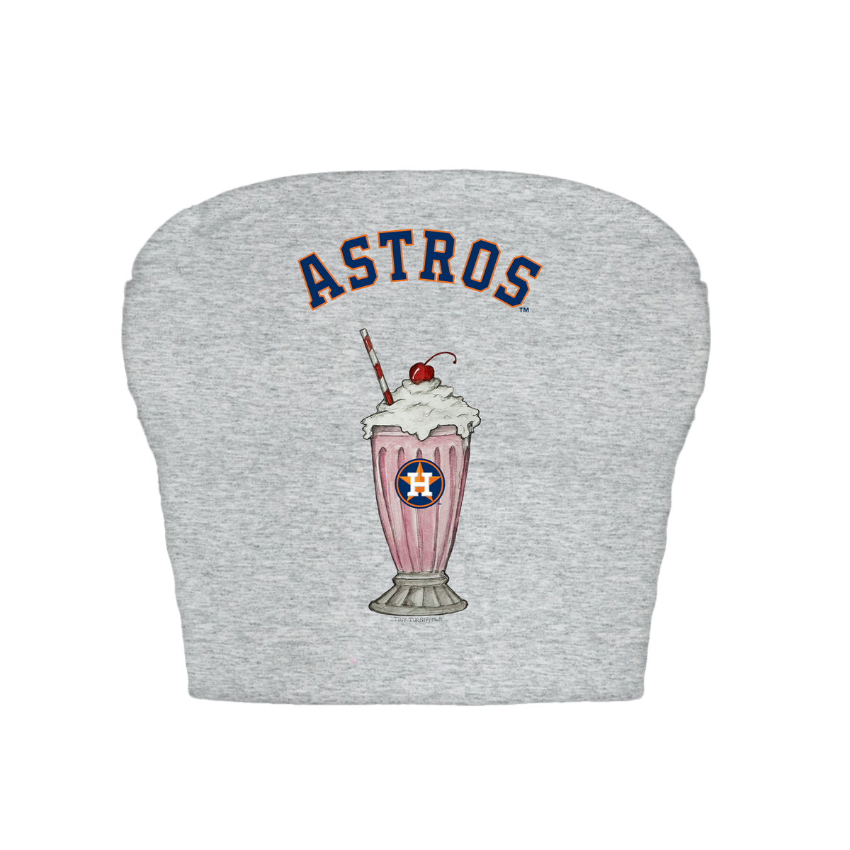 Houston Astros Milkshake Crop Tube Top
