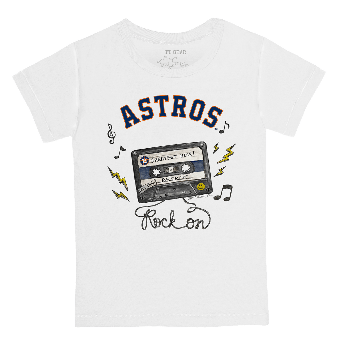 Houston Astros Mixtape Kid's Tee Shirt