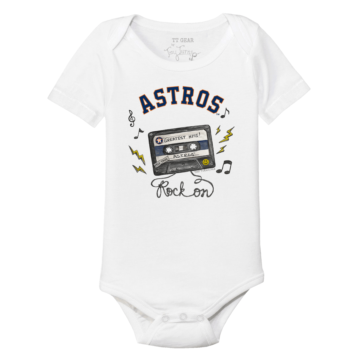 Houston Astros Mixtape Short Sleeve Snapper
