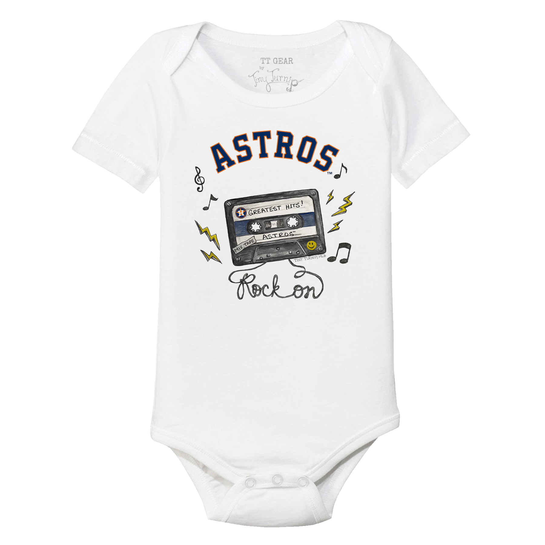 Houston Astros Mixtape Short Sleeve Snapper