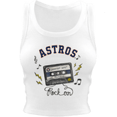 Houston Astros Mixtape Crop Tank