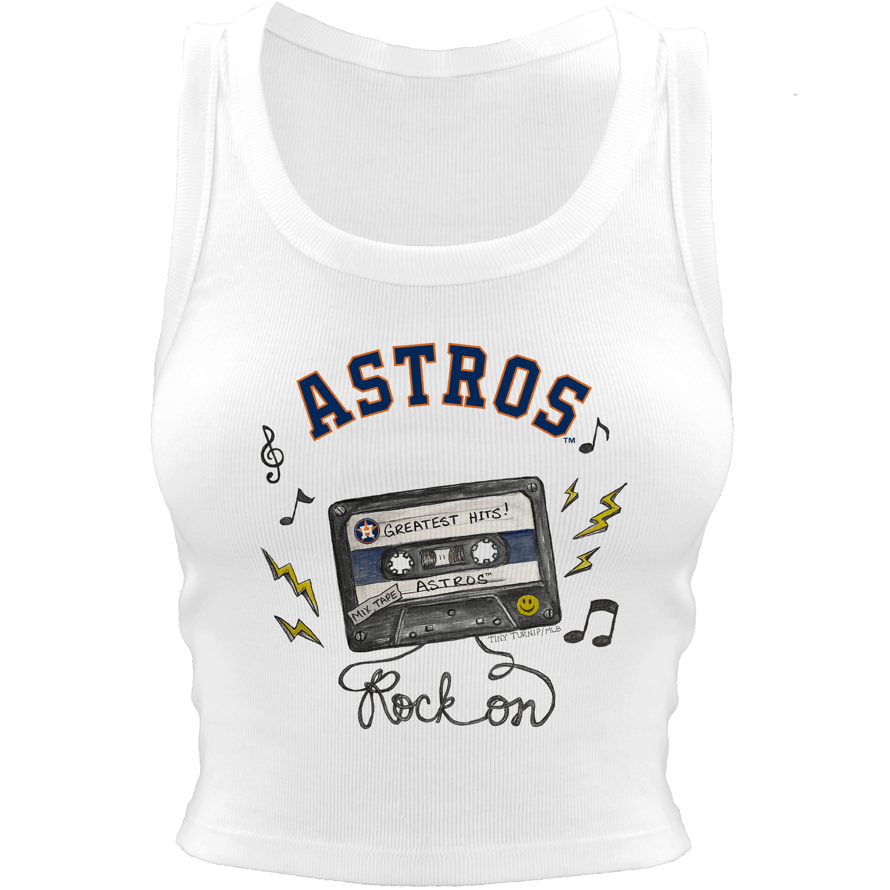 Houston Astros Mixtape Crop Tank