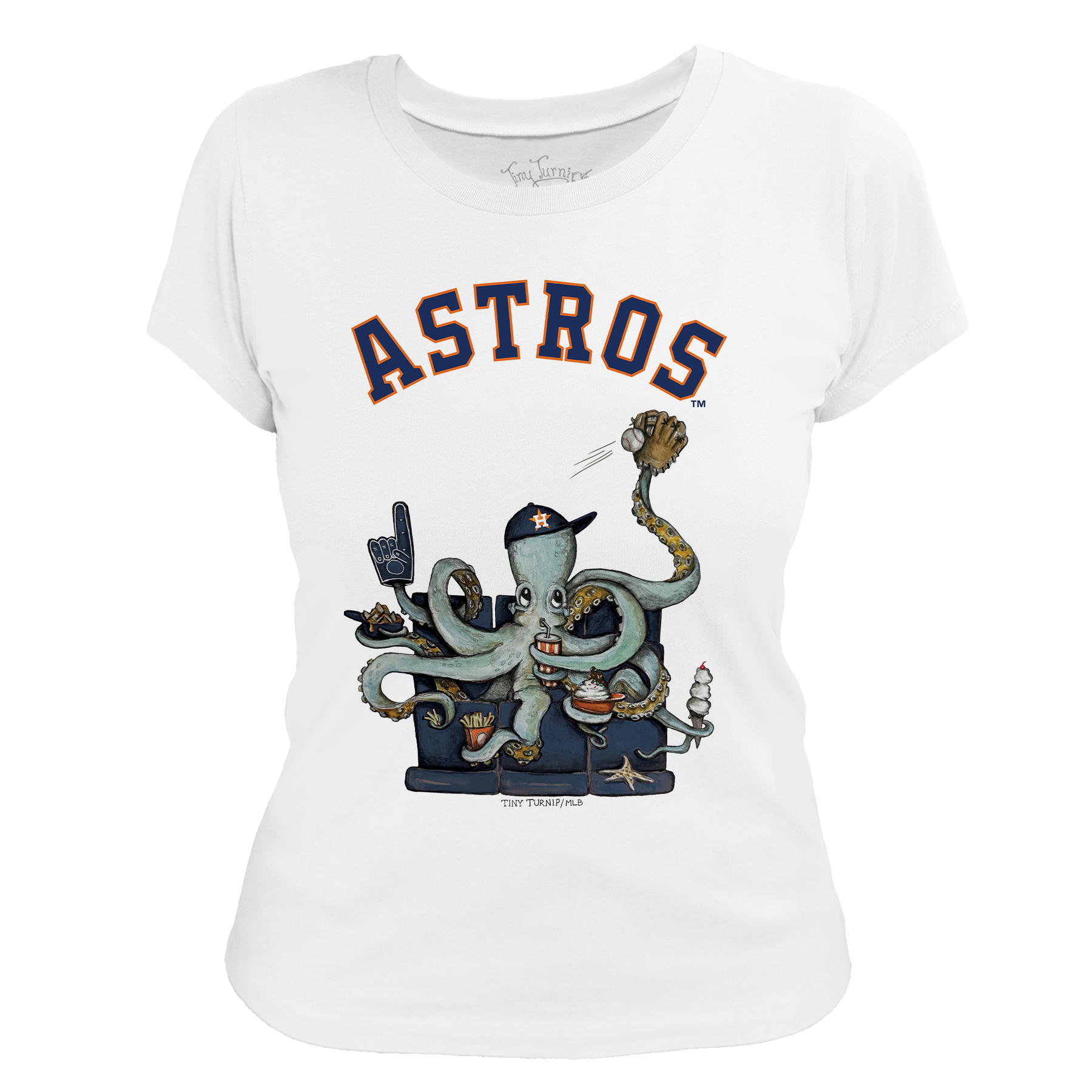 Houston Astros Octopus Tee Shirt