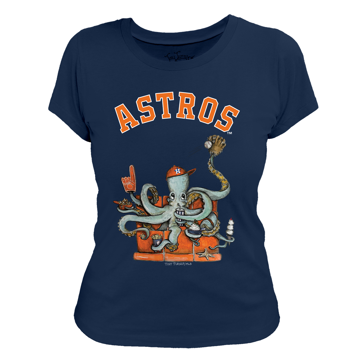 Houston Astros Octopus Tee Shirt