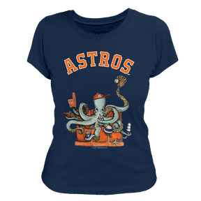 Houston Astros Octopus Tee Shirt
