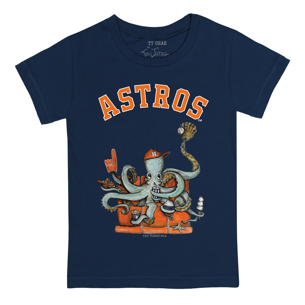 Houston Astros Octopus Tee Shirt