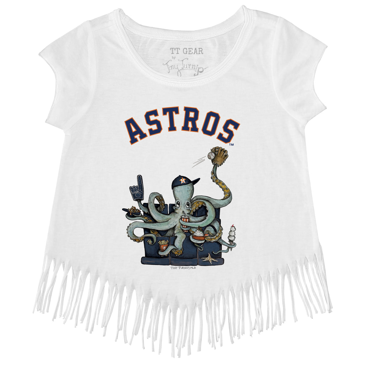 Houston Astros Octopus Fringe Tee