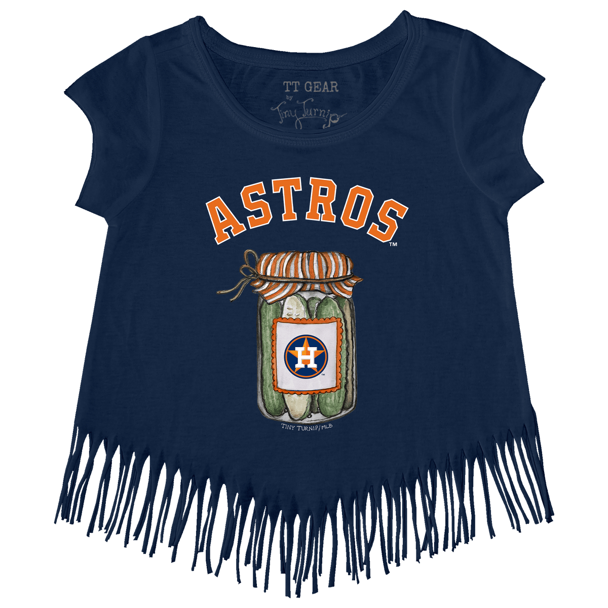 Houston Astros Pickle Jar Fringe Tee