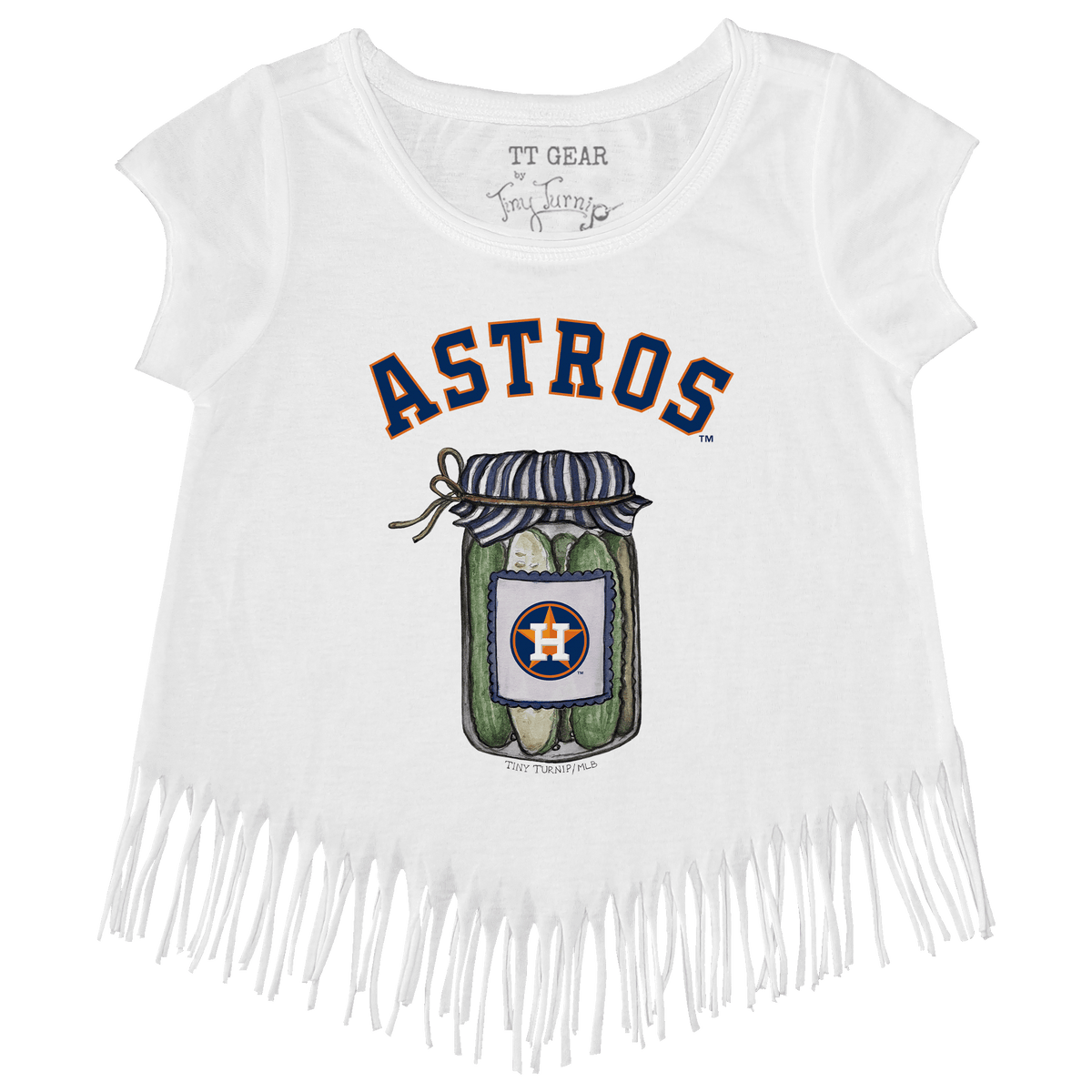 Houston Astros Pickle Jar Fringe Tee