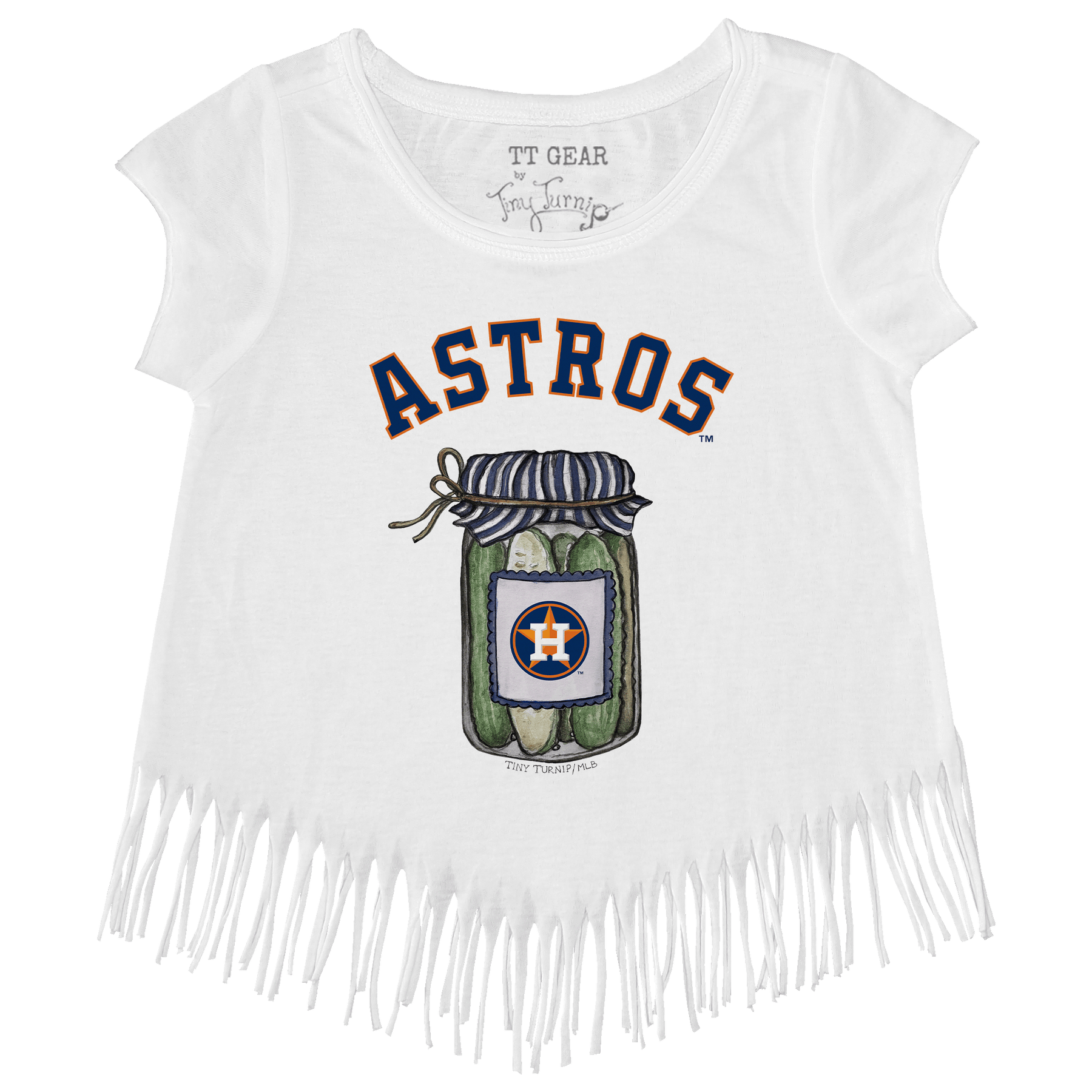 Houston Astros Pickle Jar Fringe Tee