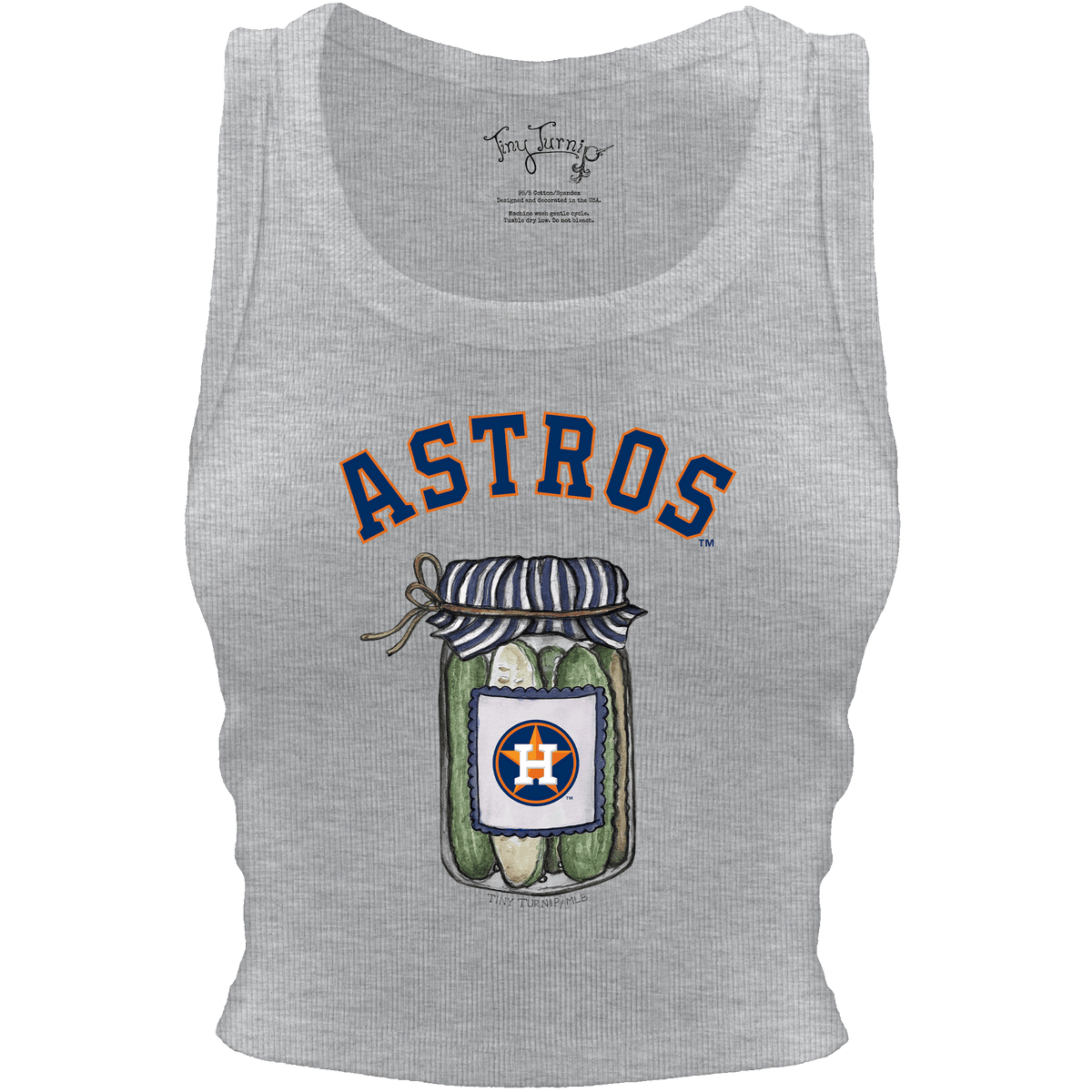 Houston Astros Pickle Jar Crop Tank