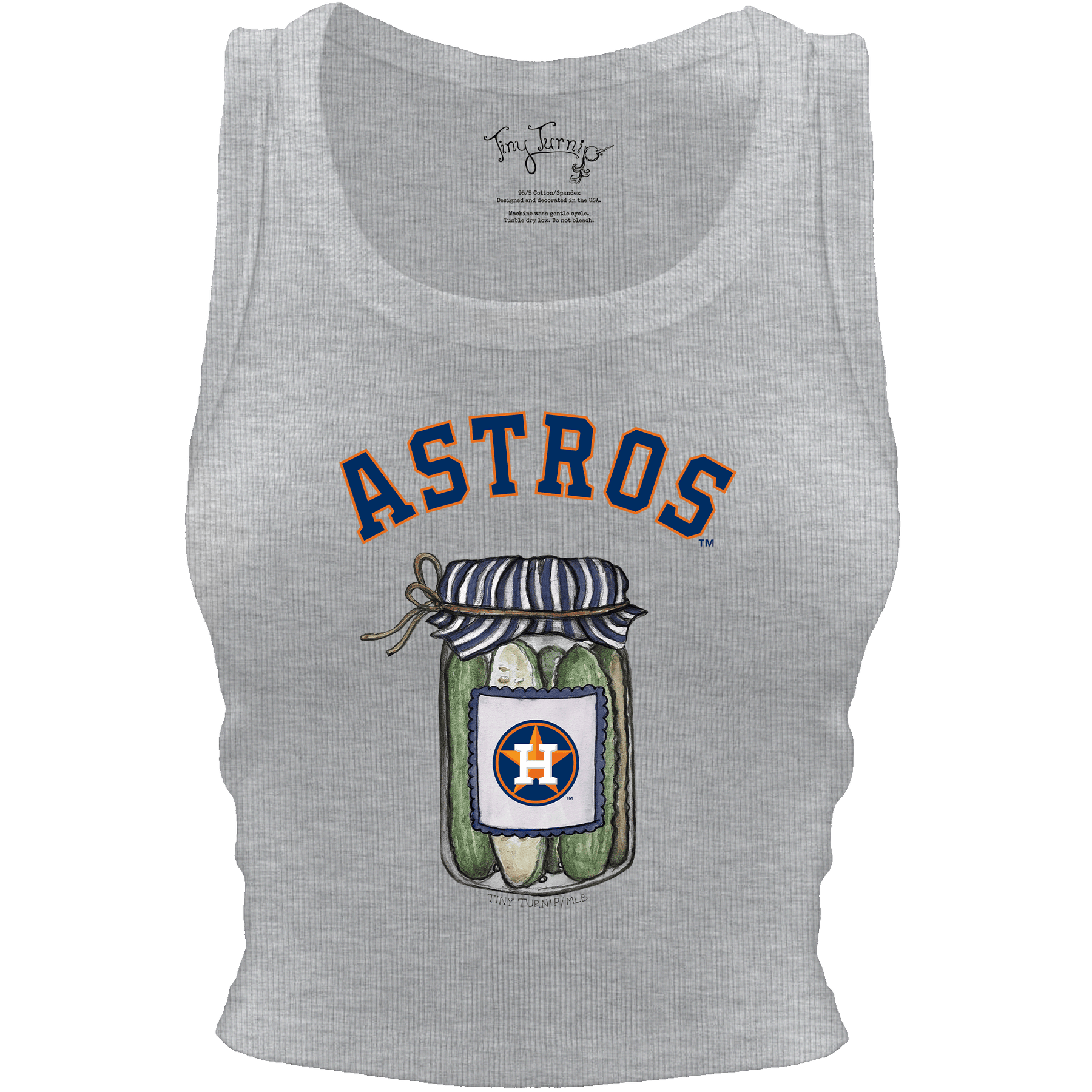 Houston Astros Pickle Jar Crop Tank