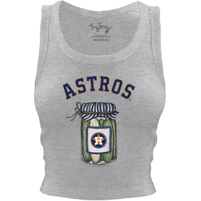 Houston Astros Pickle Jar Crop Tank