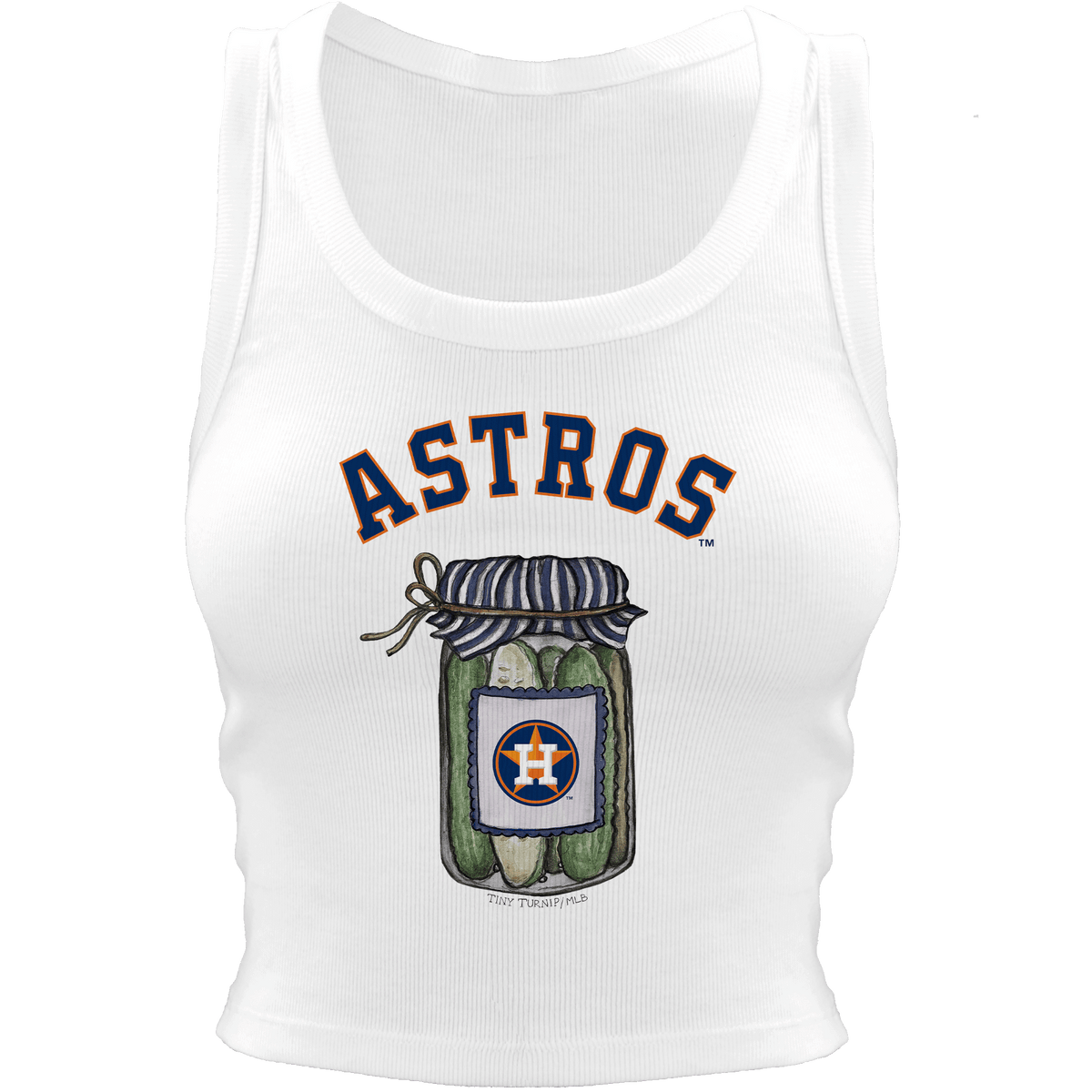 Houston Astros Pickle Jar Crop Tank