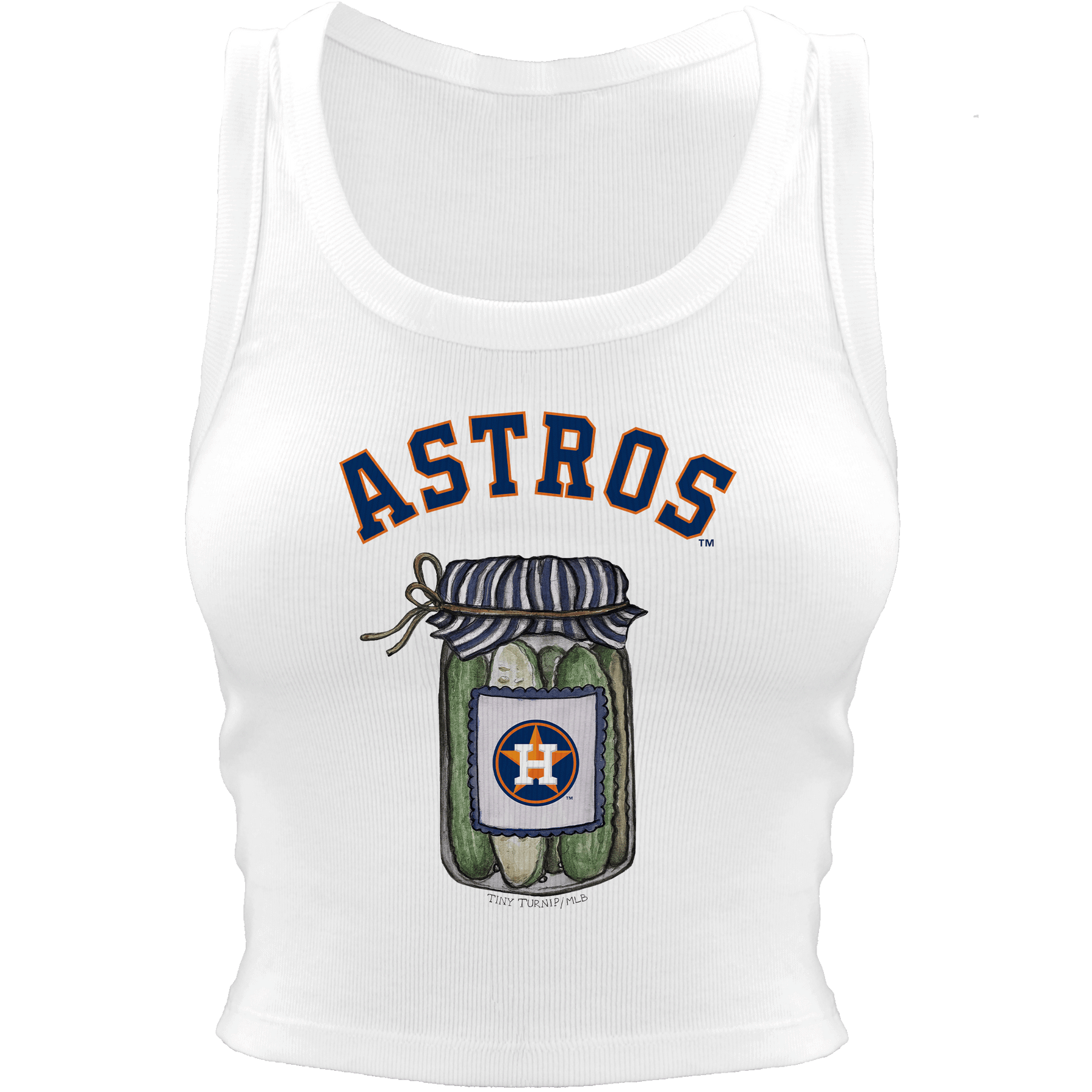 Houston Astros Pickle Jar Crop Tank
