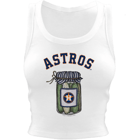 Houston Astros Pickle Jar Crop Tank