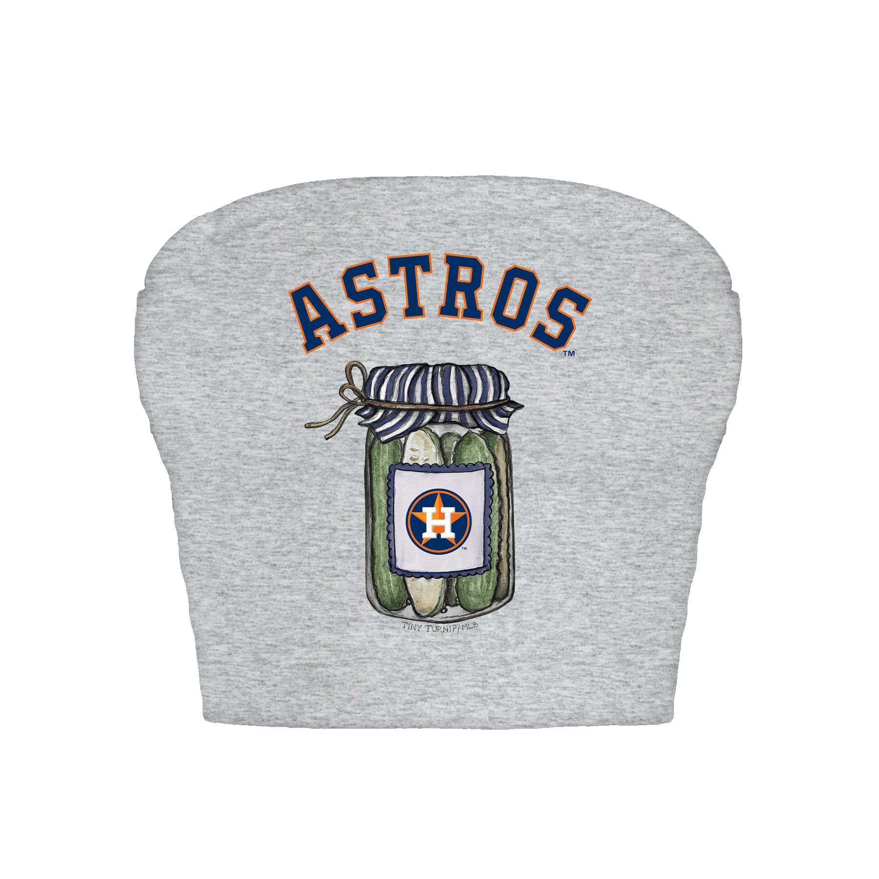 Houston Astros Pickle Jar Crop Tube Top