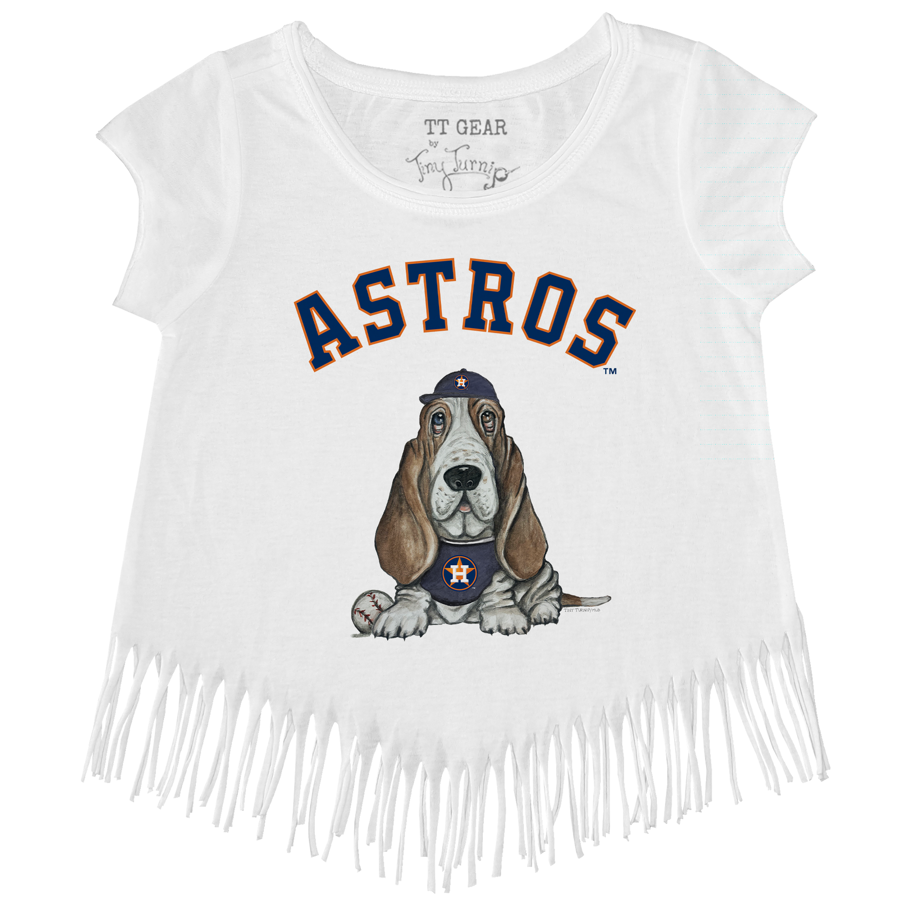 Houston Astros Puddy Fringe Tee - Tiny Turnip