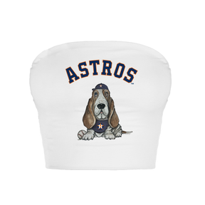 Houston Astros Puddy Crop Tube Top