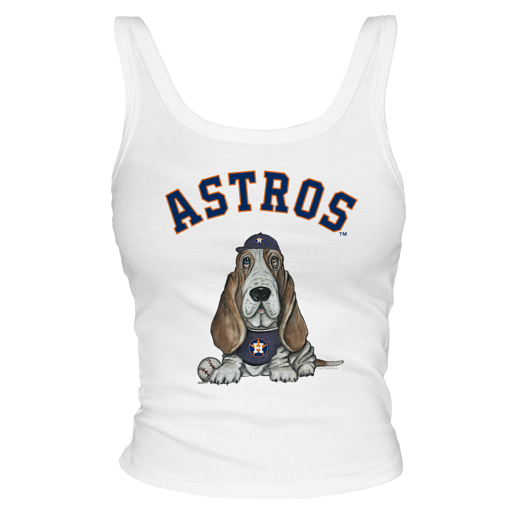 Houston Astros Puddy Tank - Tiny Turnip