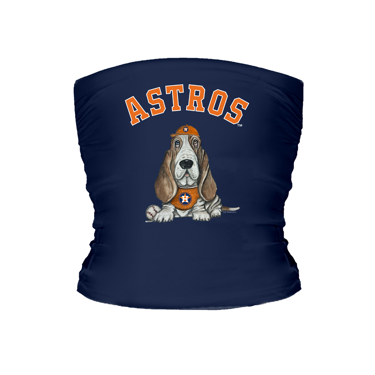 Houston Astros Puddy Tube Top - Tiny Turnip