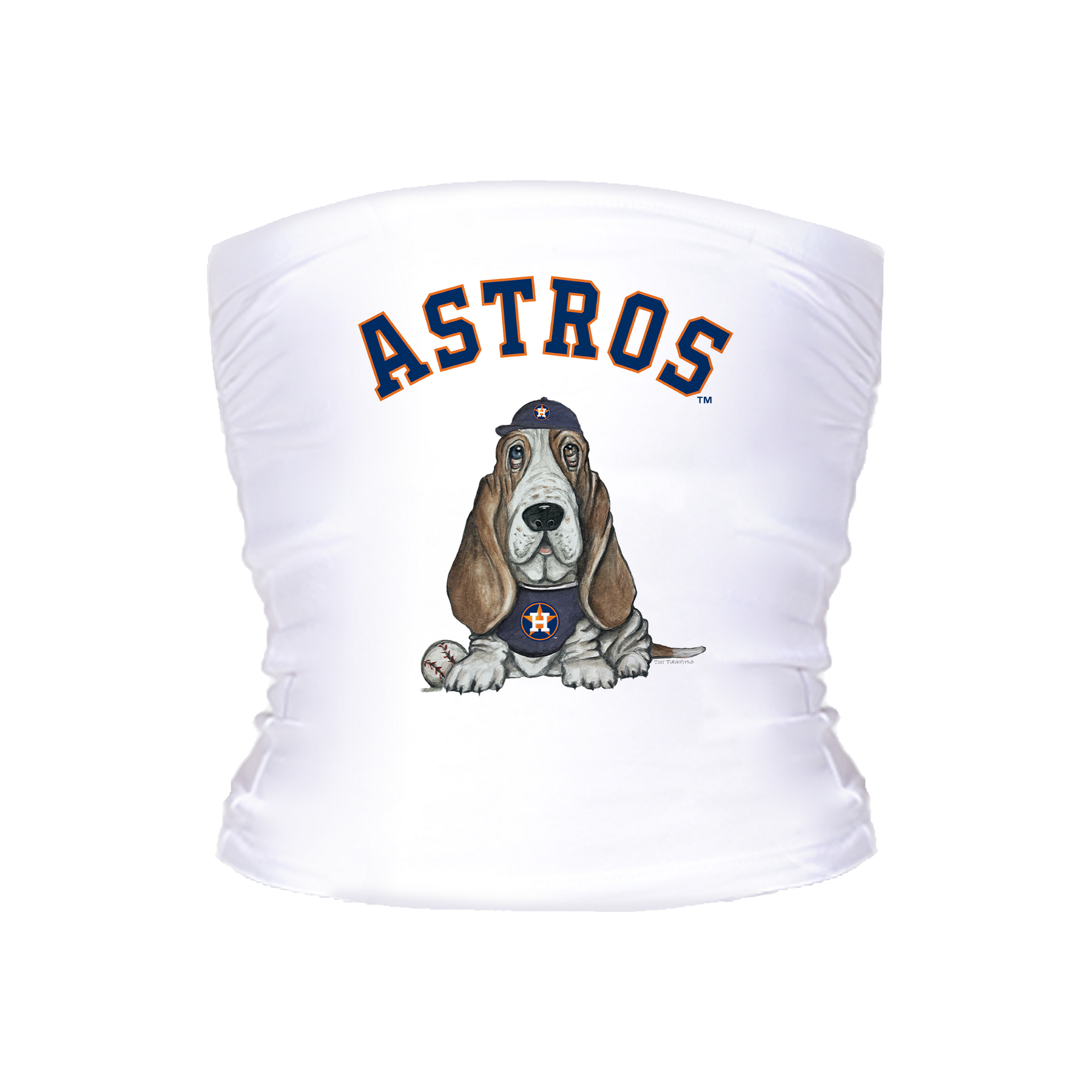 Houston Astros Puddy Tube Top - Tiny Turnip