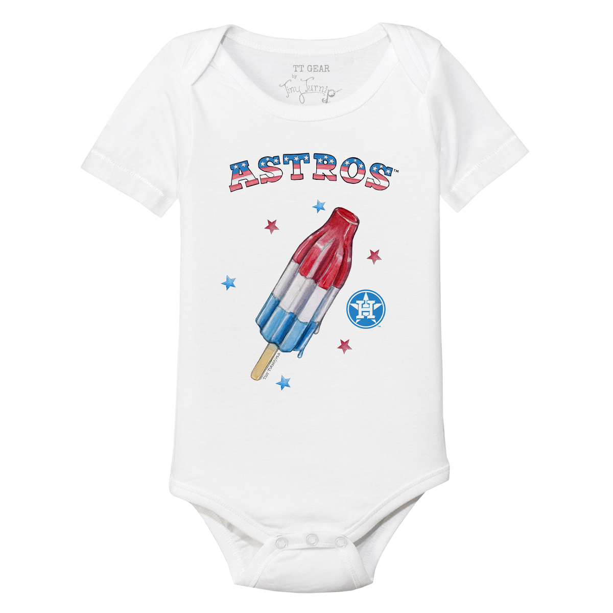 Houston Astros Rocket Pop Short Sleeve Snapper