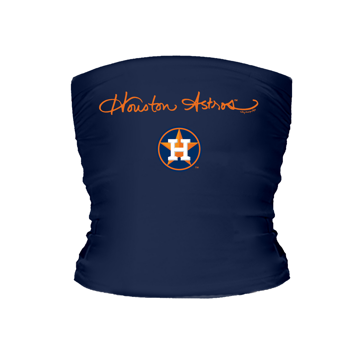 Houston Astros Logo Script Tube Top - Tiny Turnip