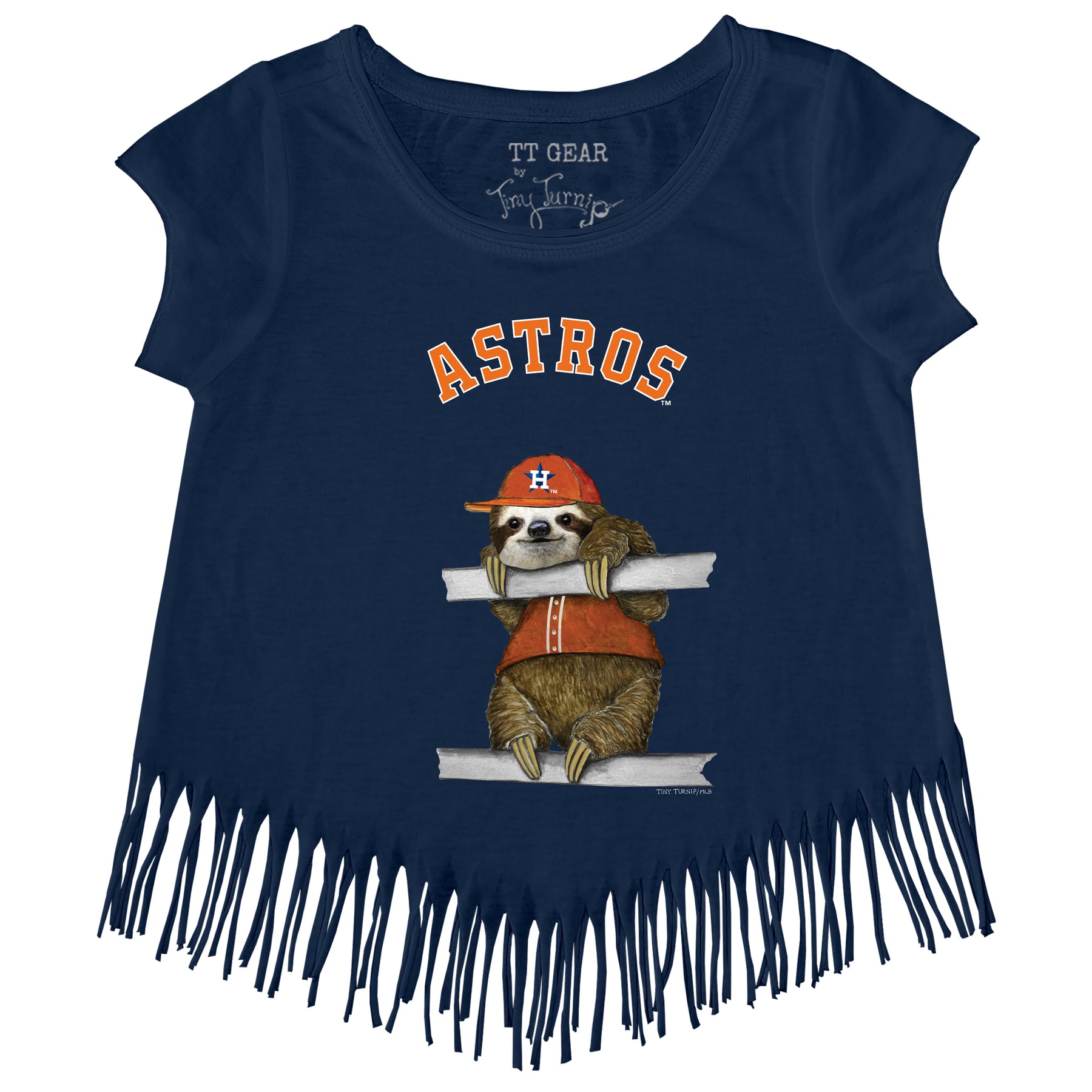 Houston Astros Sloth Fringe Tee