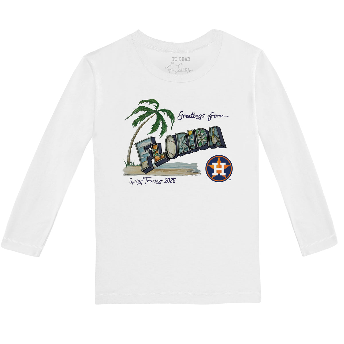 Houston Astros Spring Training 2025 Long-Sleeve Tee Shirt