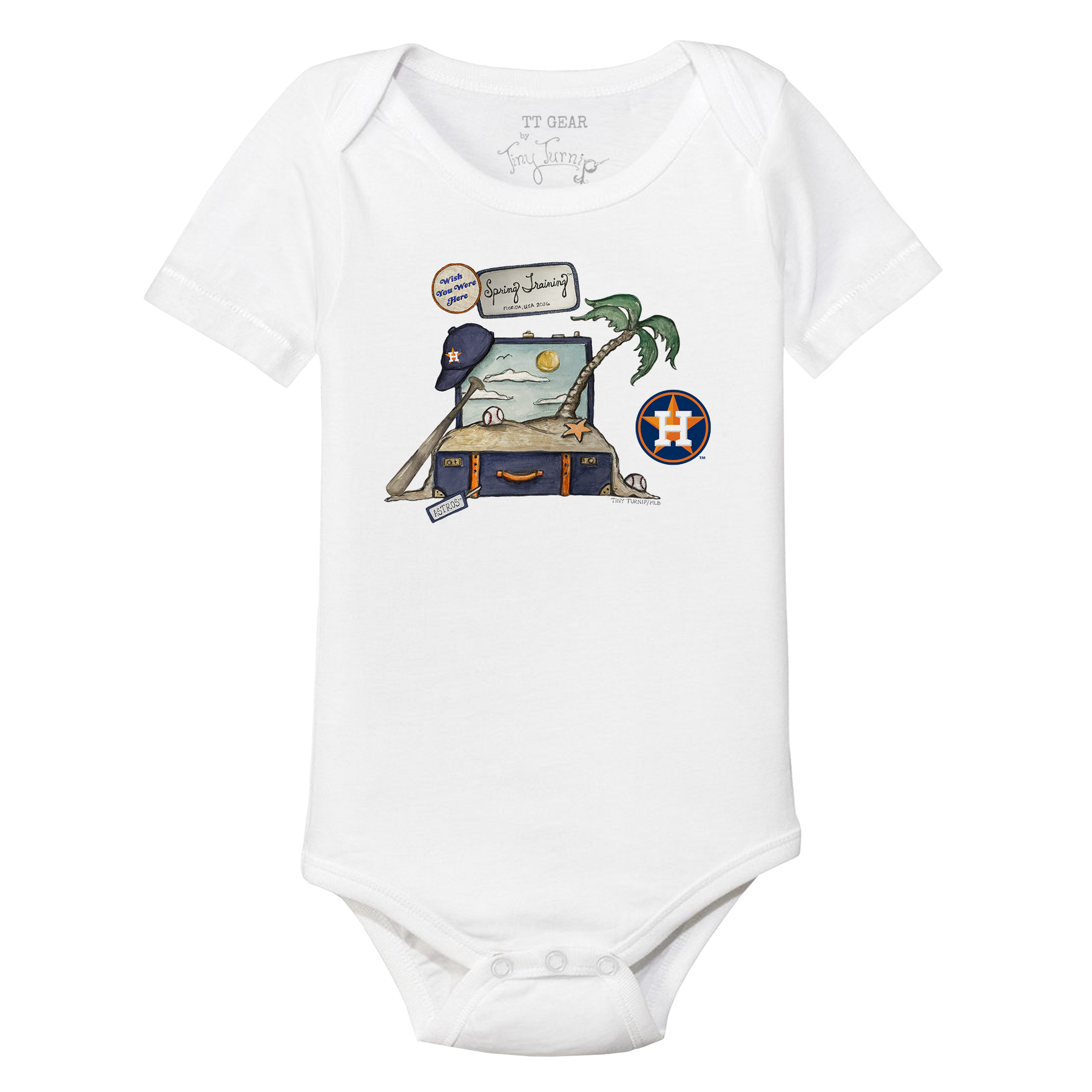 Houston Astros Spring Training 2026 Short Sleeve Snapper - Tiny Turnip