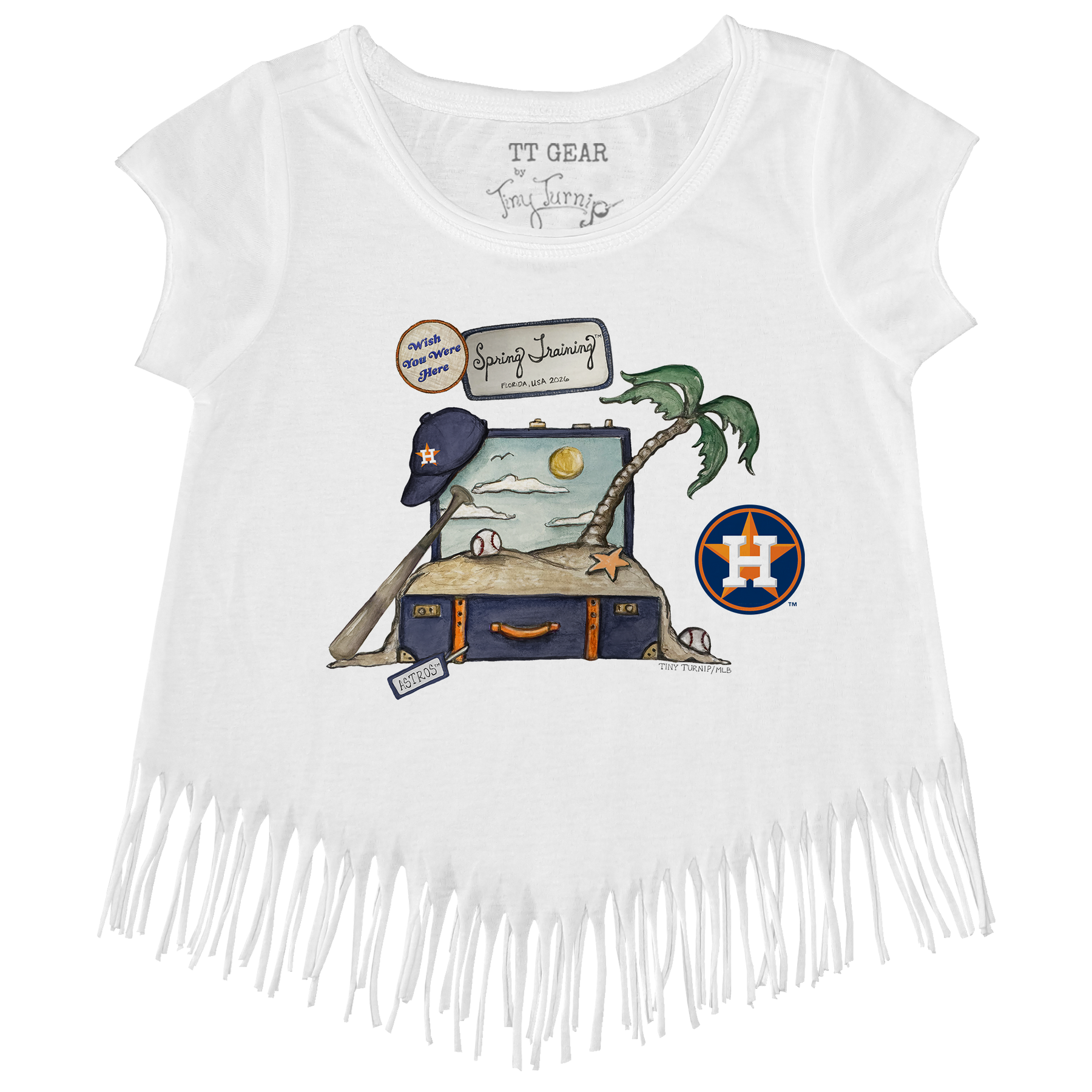 Houston Astros Spring Training 2026 Fringe Tee - Tiny Turnip