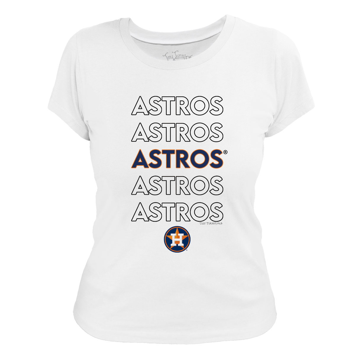 Houston Astros Stacked Tee Shirt