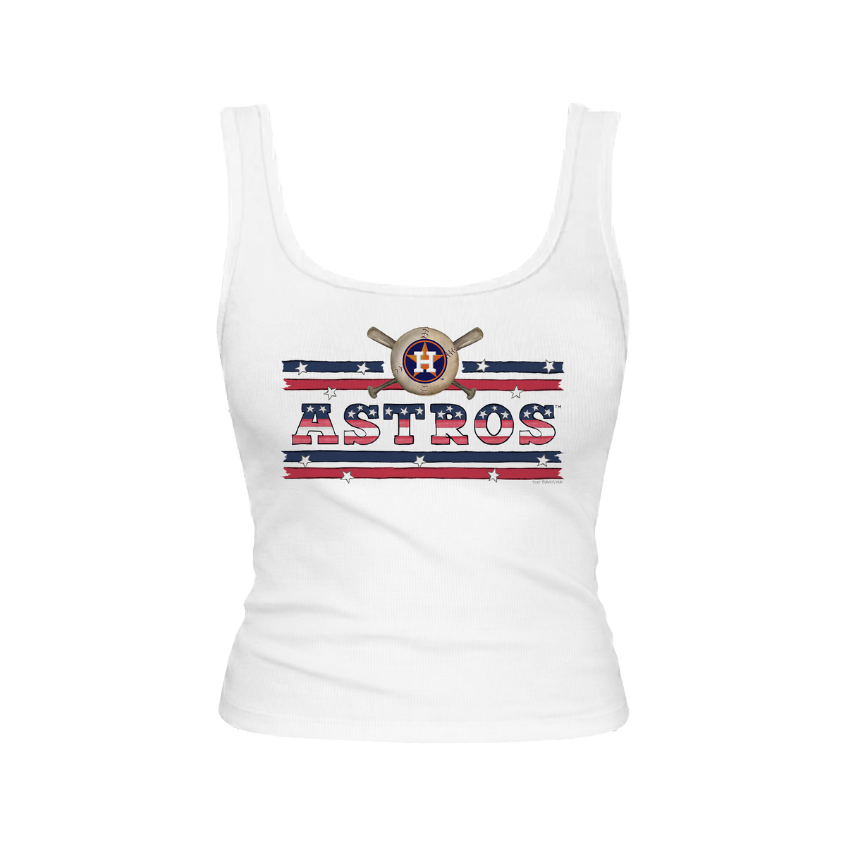 Houston Astros Stars and Stripes Emmy Tank