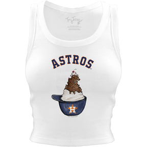 Houston Astros Sundae Helmet Crop Tank - Tiny Turnip