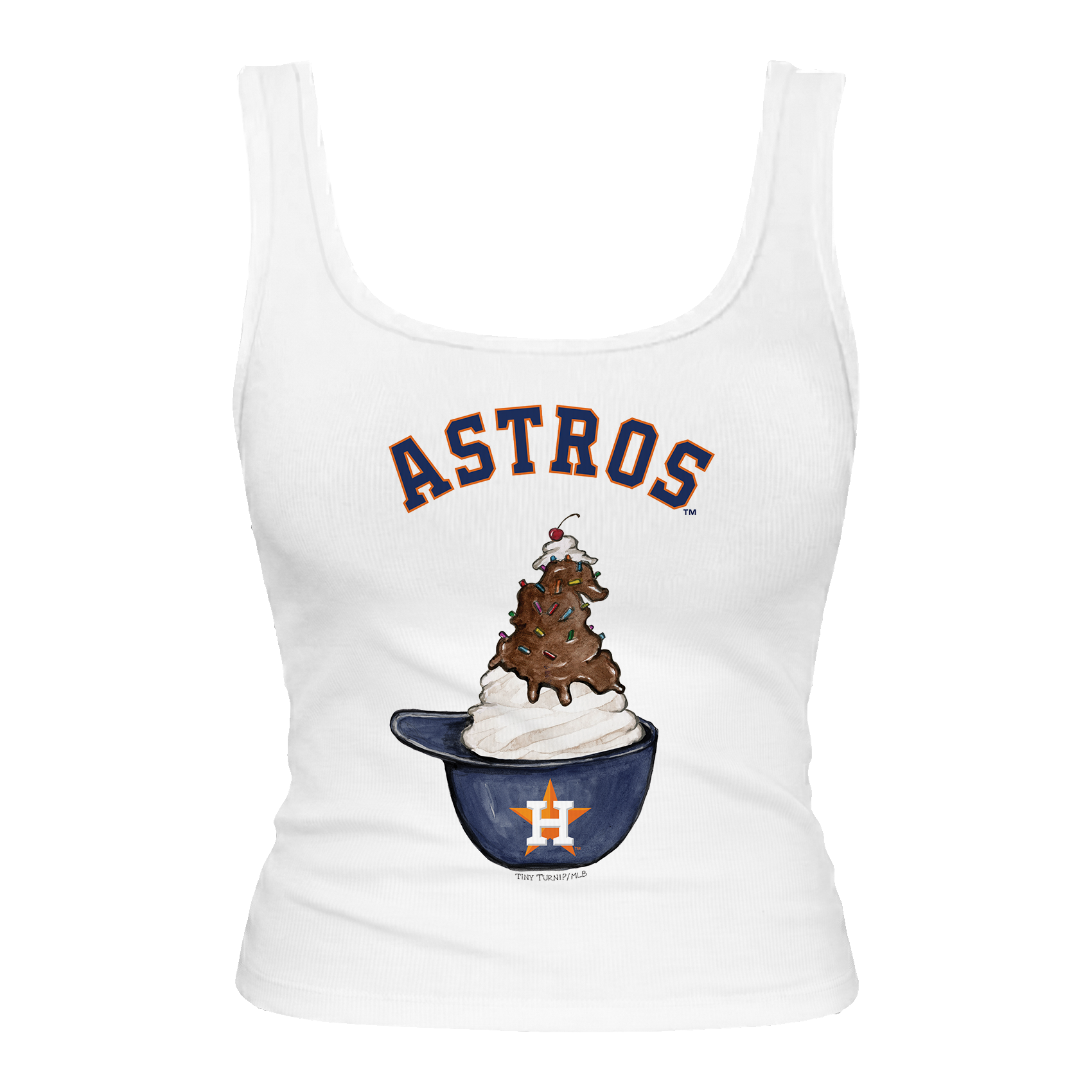 Houston Astros Sundae Helmet Emmy Tank