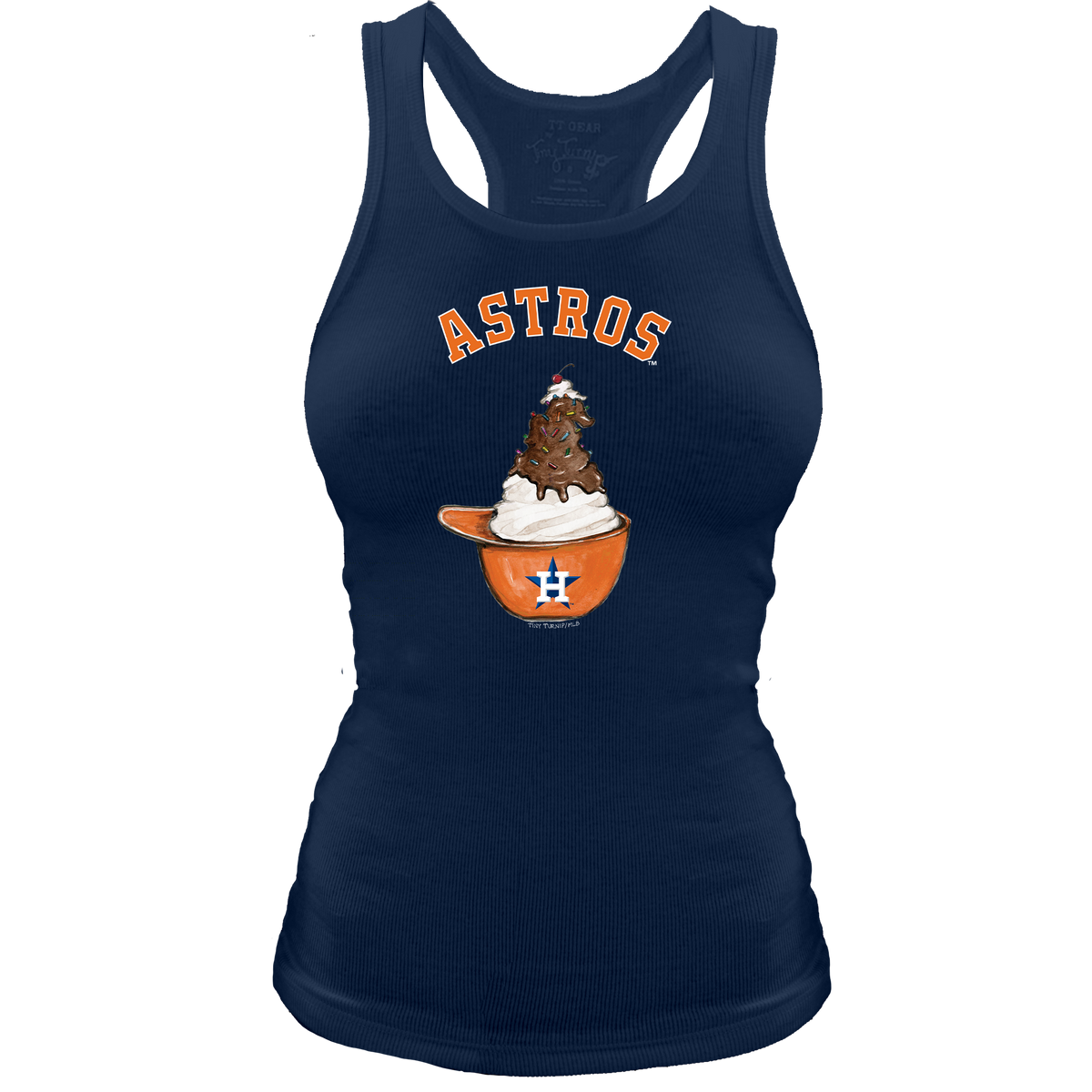 Houston Astros Sundae Helmet Classic Tank - Tiny Turnip