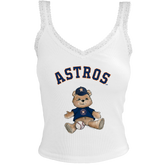 Houston Astros Teddy Lace Tank